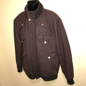 Men's Coogi Wool Blend Coat/Jacket Military Style-Size XL